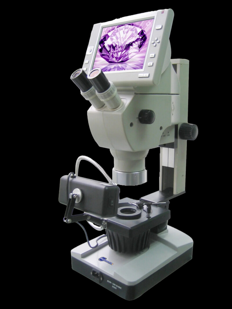 BDM400L Gemological Microscope with LCD Screen & Built-in Camera - Image 2