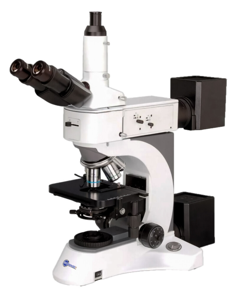 BMU500 Metallurgical Upright Reflected/Transmitted BF/DF/Pol Microscope with 50x-1000x Magnification - Image 3