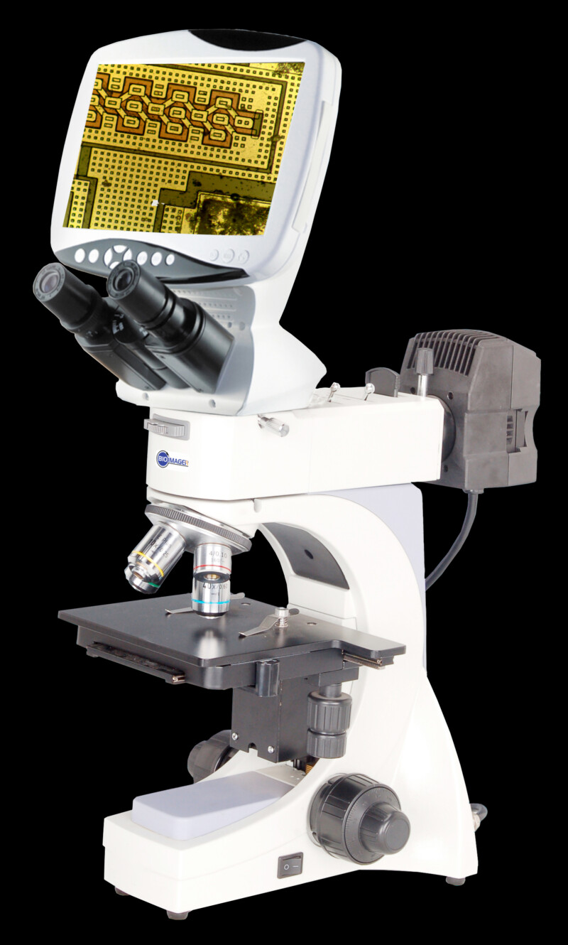 BMU600L Metallurgical Upright Transmitted LCD Microscope - Image 2