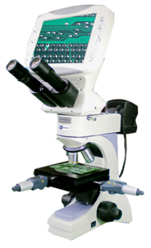 BMU600LM Metallurgical Upright Transmitted/Reflected LCD Measuring Scope