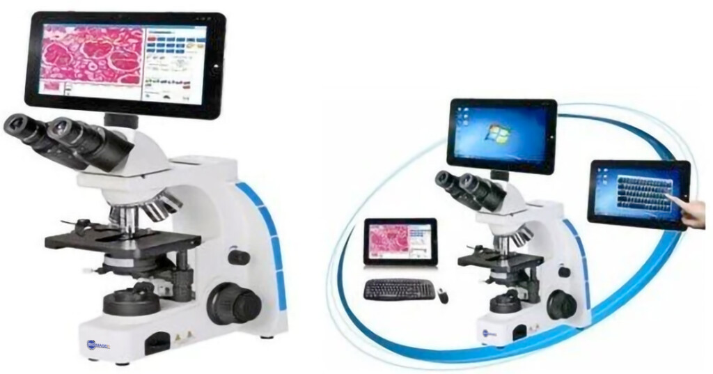 BUM265A Digital Biological Microscope with Android LCD