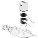 Universal 0.5x/ 0.66x C-Mount Adapter for Zeiss, Leica, Olympus, Nikon or Huvitz-10463