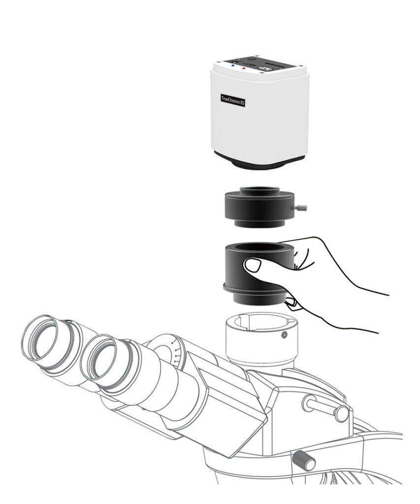 Universal 0.5x/ 0.66x C-Mount Adapter for Zeiss, Leica, Olympus, Nikon or Huvitz-10463