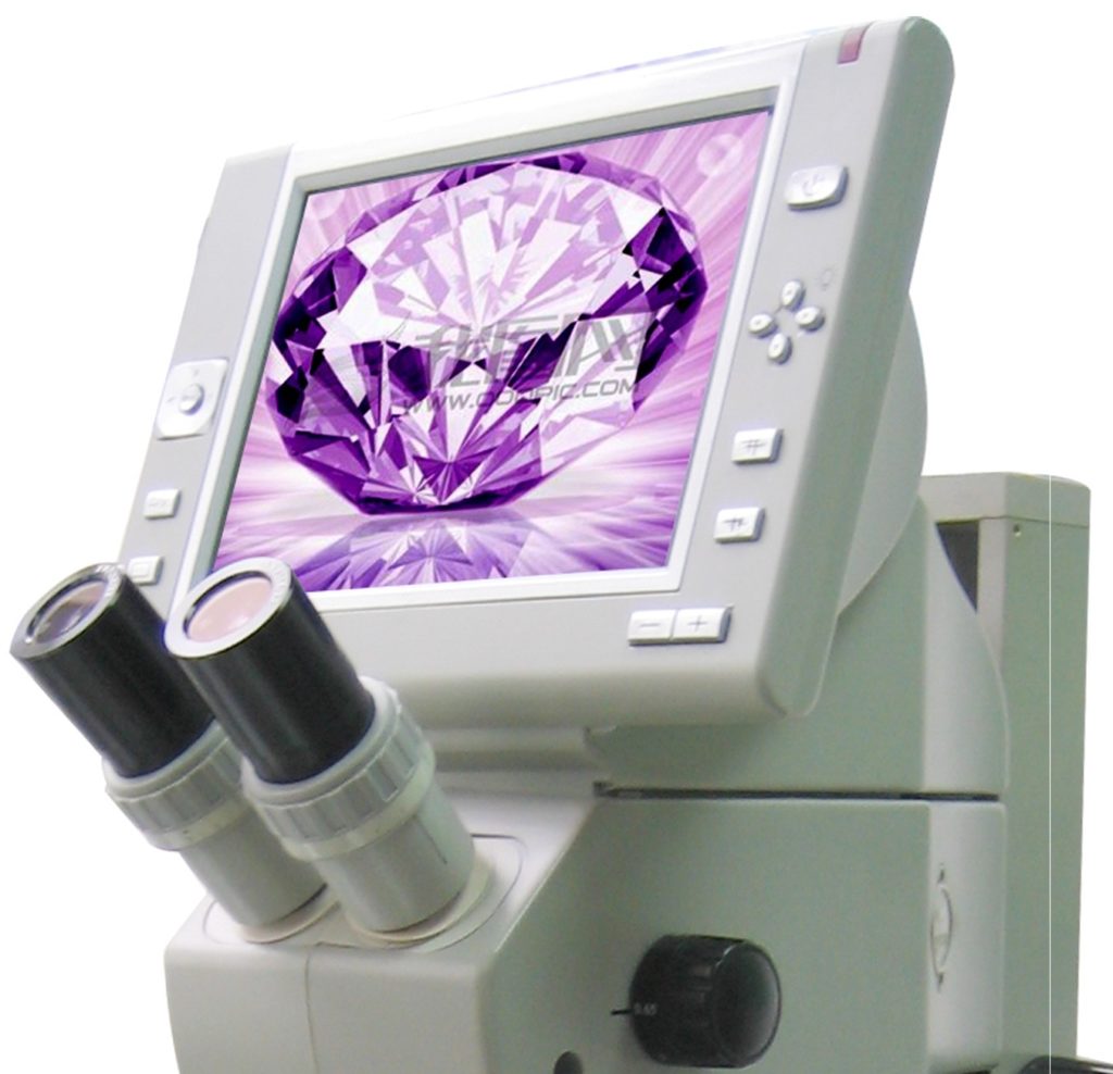 BDM400L Gemological Microscope with LCD Screen & Built-in Camera
