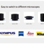 Universal 0.5x/ 0.66x C-Mount Adapter for Zeiss, Leica, Olympus, Nikon or Huvitz-10448