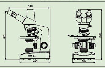 BUM220M/B/T Basic Biological Microscope