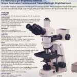 MT8500 Meiji Metallurgical Upright Refl & Trans BF/DF Microscope