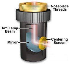 Epi-fluorescent Illumination Alignment Tool / Objective Lens