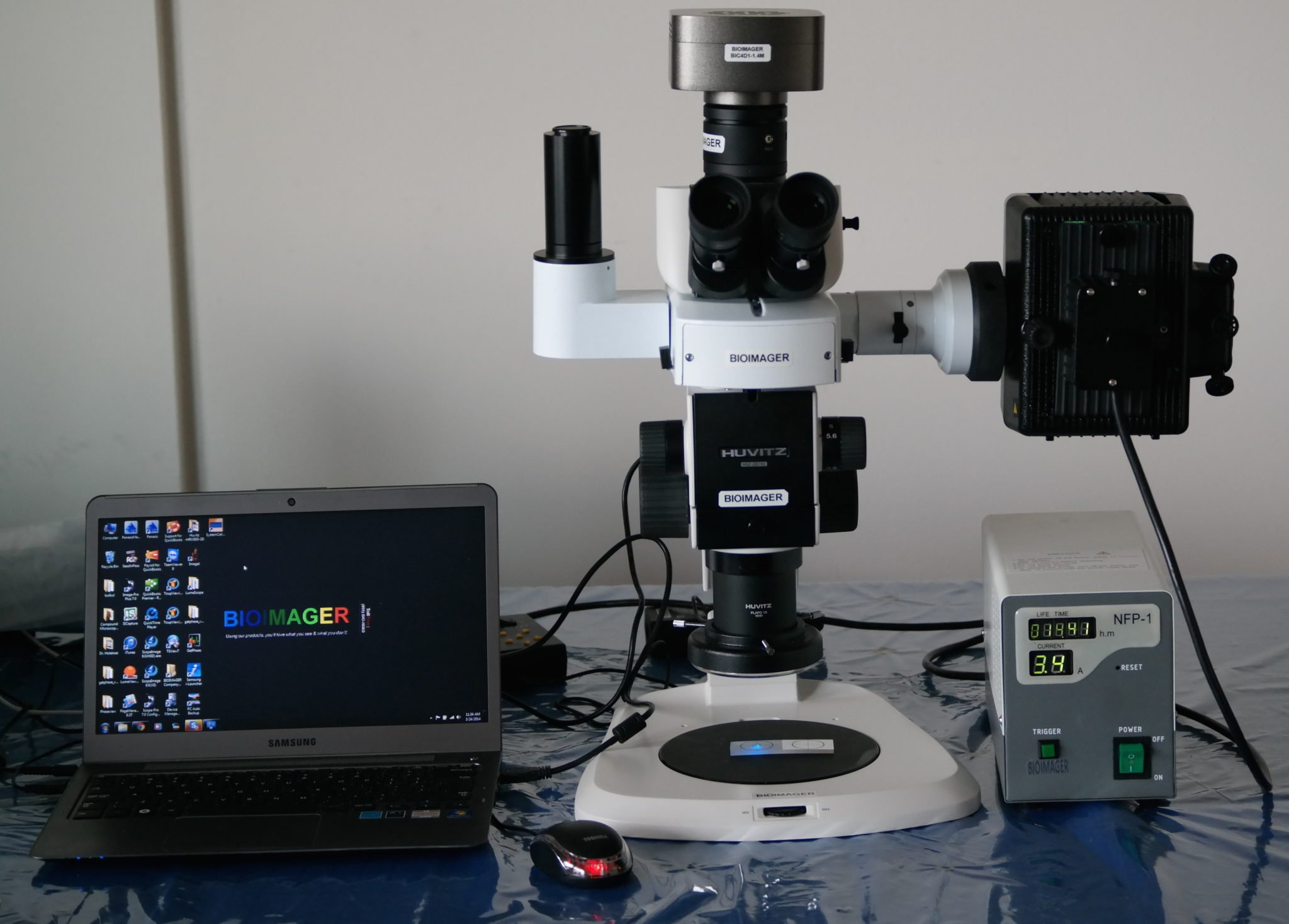 BSM780FL BIOIMAGER Epi-Fluorescence Stereoscopy Package