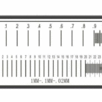 English/Metric Calibration Slide /Stage Micrometer