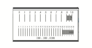 English/Metric Calibration Slide /Stage Micrometer