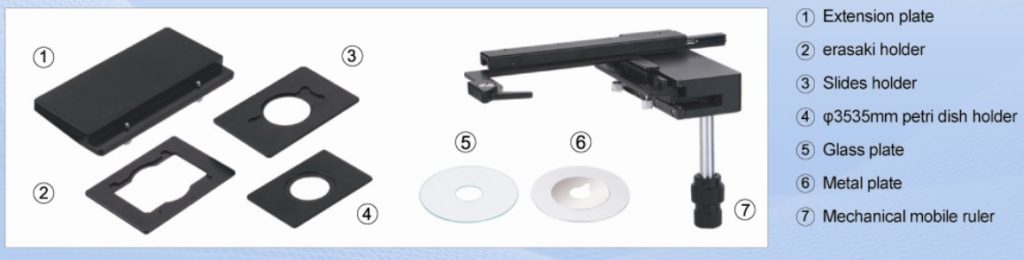 Universal Manual XY Stage for inverted biological microscopes