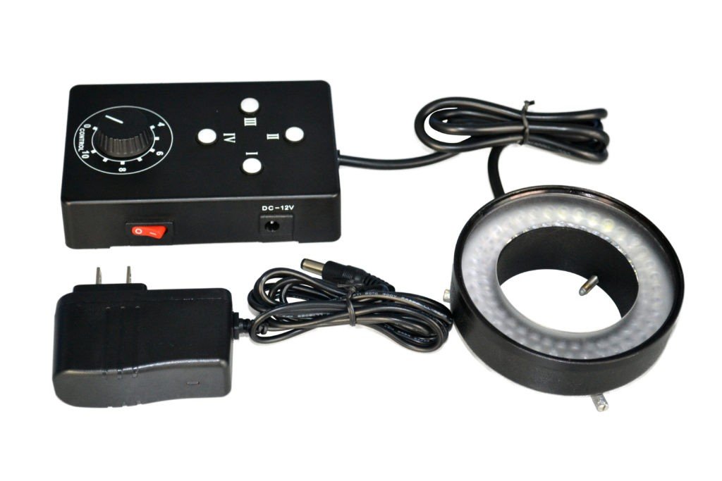 BIL-4S-72 Four-Split / Four- Qudrant 72-LED Ring Light for Stereo Microscopes