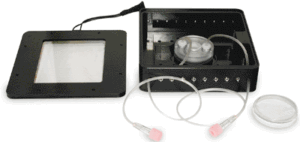 Universal ThermoPlate of 35mm Petridishes & Slides, closed system, for Inverted Zeiss, Leica, Olympus & Nikon Microscopes