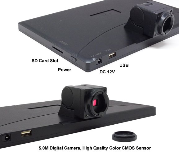 BDC-5012 HD Display Camera: 11.6" HD Monitor with 5MP Camera