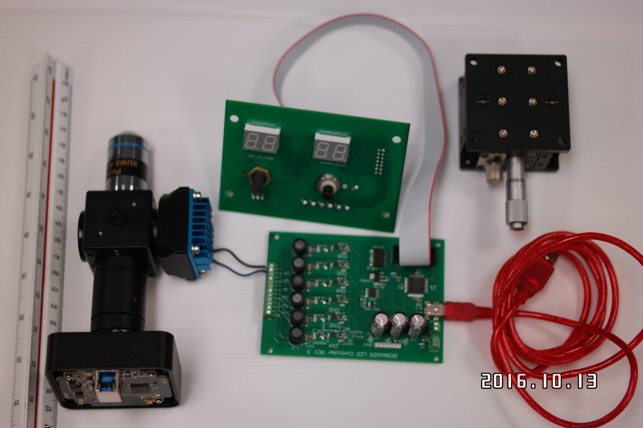 Private Label Microscope with 1-, 3- or 6-LEDs-10019