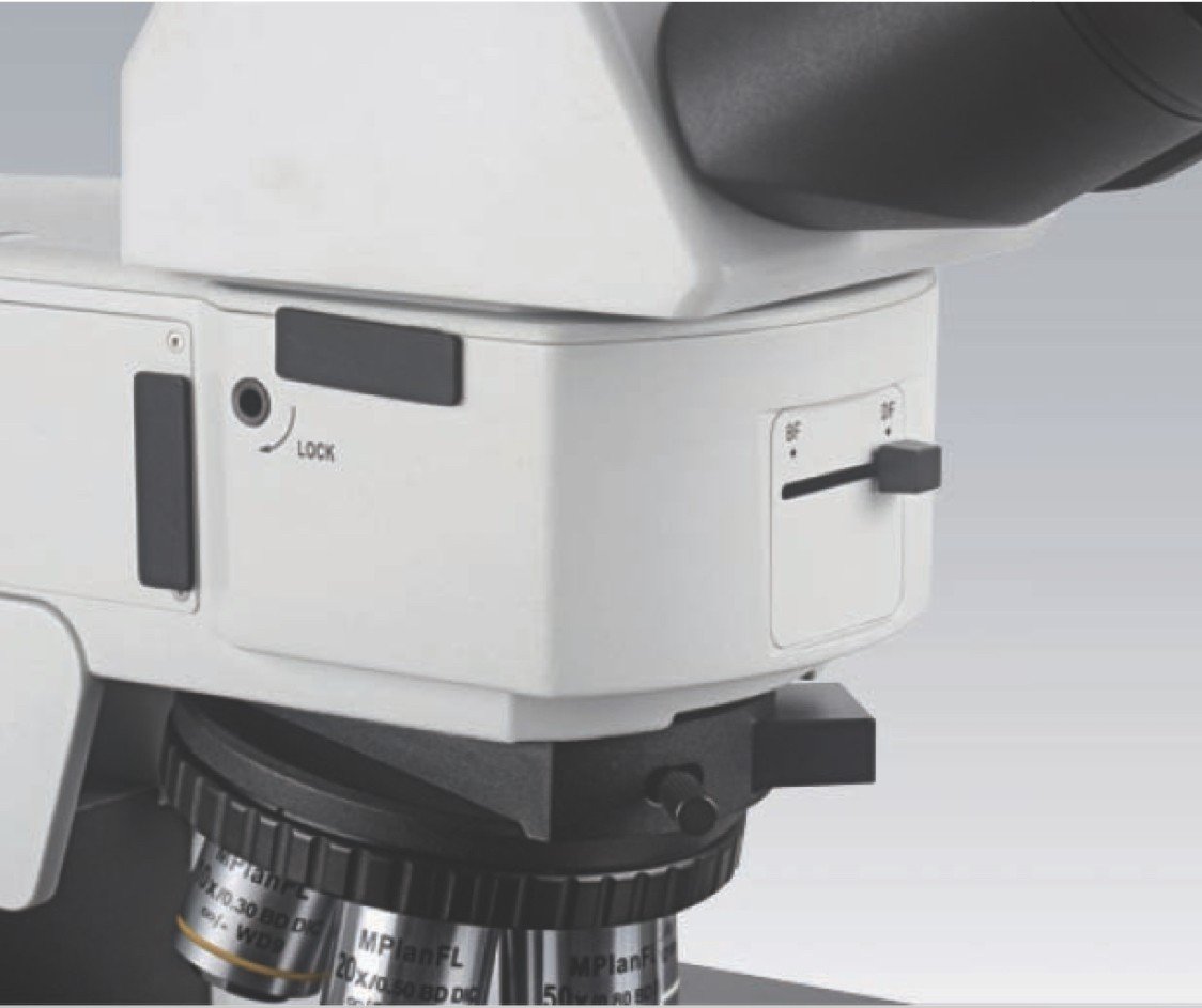 BMU800 metallurgical microscope reflected left view