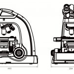 BUM340L-16MP Upright Biological/Clinical Microscope with 16MP Camera & 9.7" Touch Screen-10280