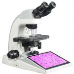 BUM340L-16MP Upright Biological/Clinical Microscope with 16MP Camera & 9.7" Touch Screen-0
