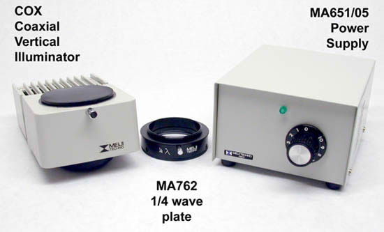 Configurable RZ Meiji Techno Research Zoom BF/DF Stereo Microscope-10698