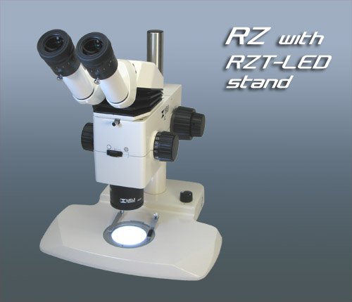 Configurable RZ Meiji Techno Research Zoom BF/DF Stereo Microscope-10694