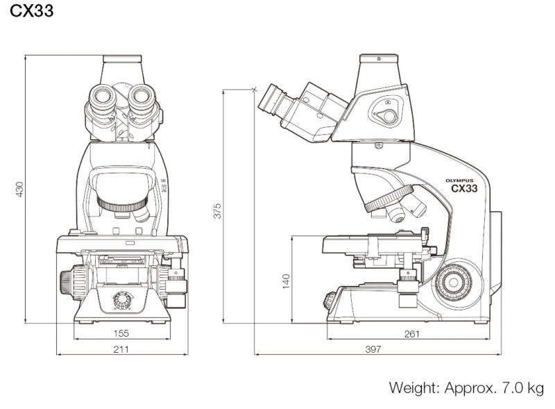 OLYMPUS CX33 Biological Microscope - Image 8