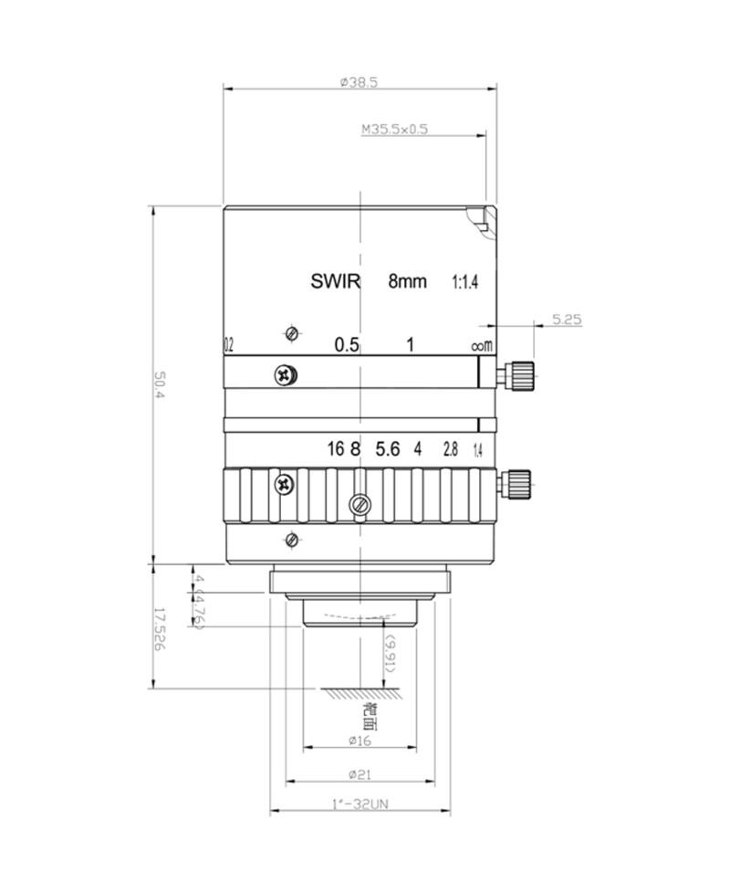 2/3 Inch SWIR Series MACHINE VISION LENSES - Image 6