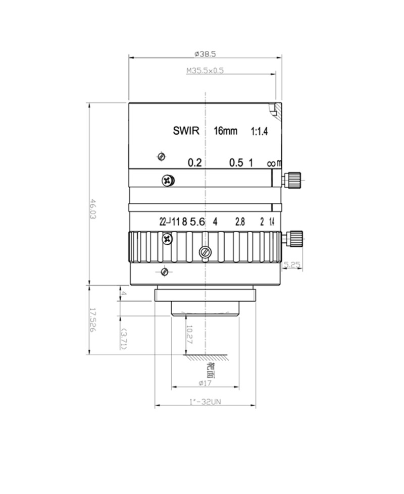 2/3 Inch SWIR Series MACHINE VISION LENSES - Image 9