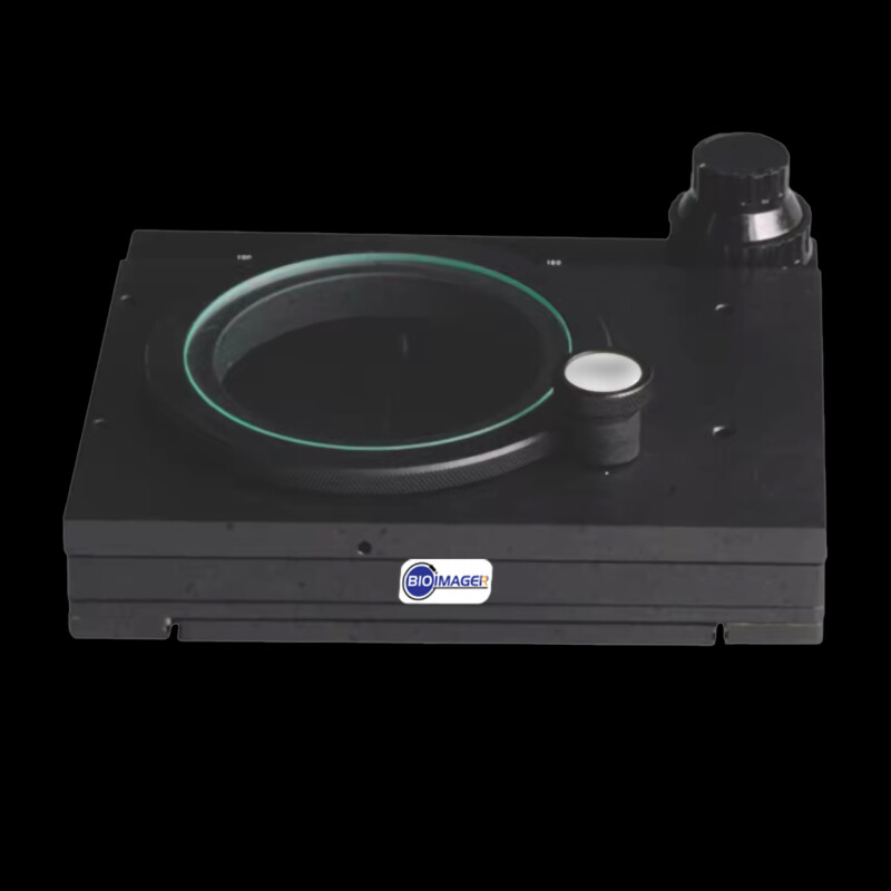 BSM-XYR-180 Microscope stage Removable XY working Stage with 360 degree rotation glass - Image 2
