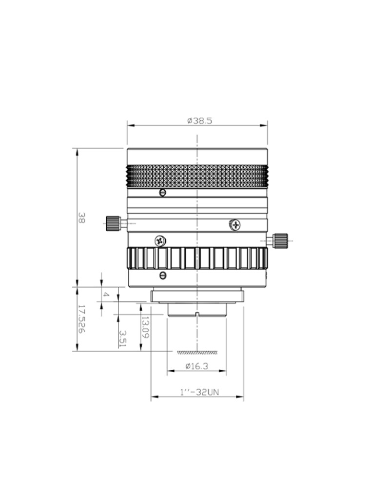 2/3" 5MP 150lp/mm FA Series Visible Light Lens - Image 16